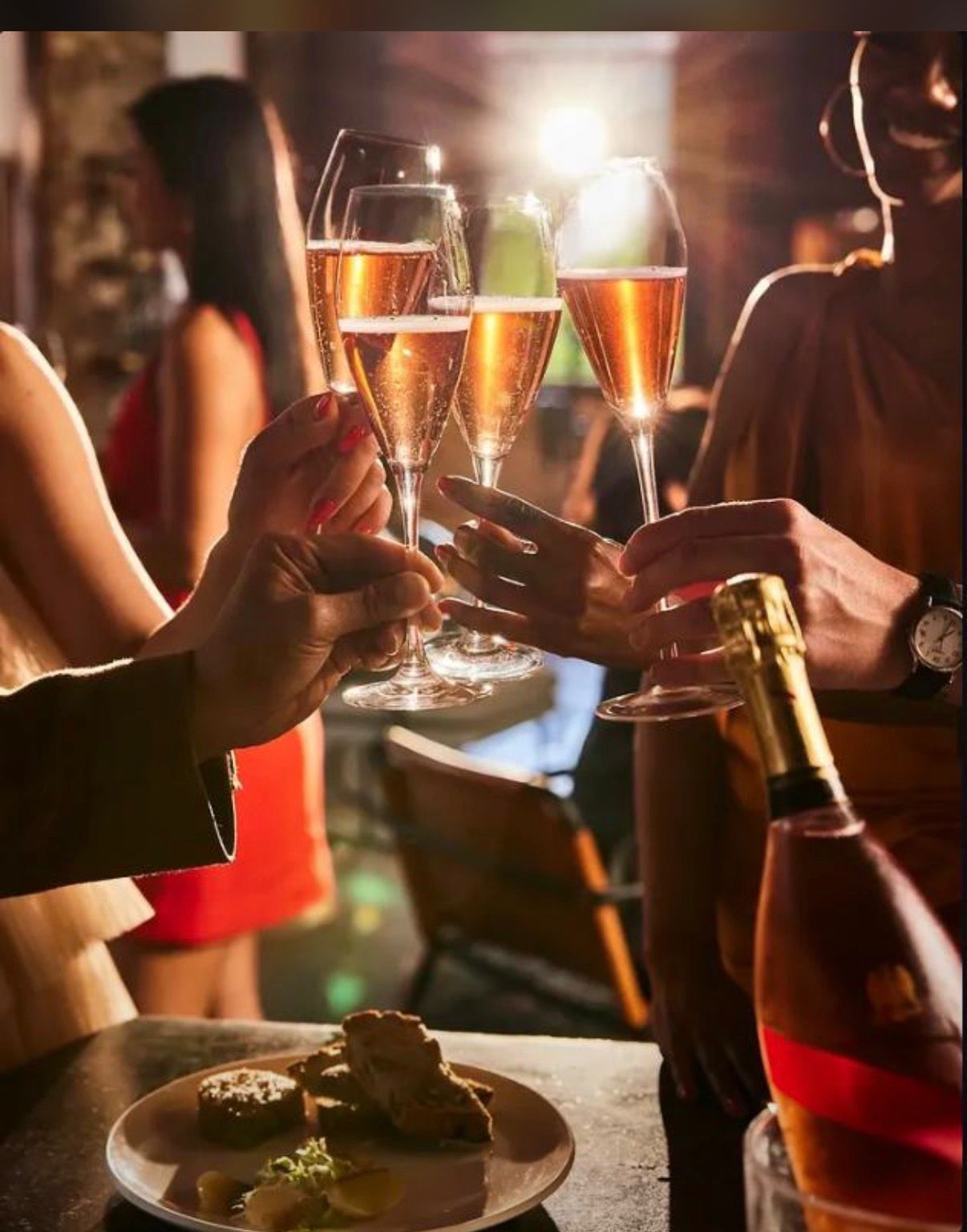 Champagne toast